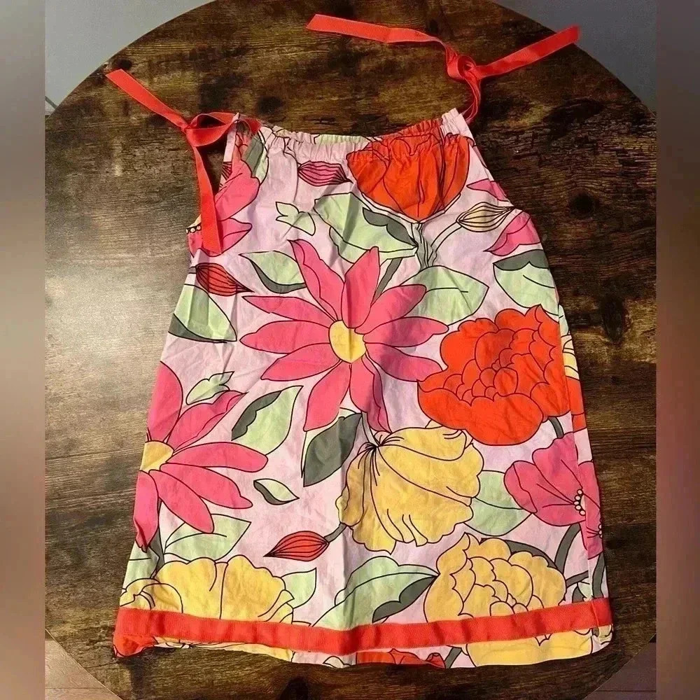 hanna Anderson | little girls trapeze style dress. Size: 110/5
